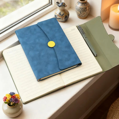 A5 Creative Tri-fold Business Notebook, Office Work Meeting Notepad