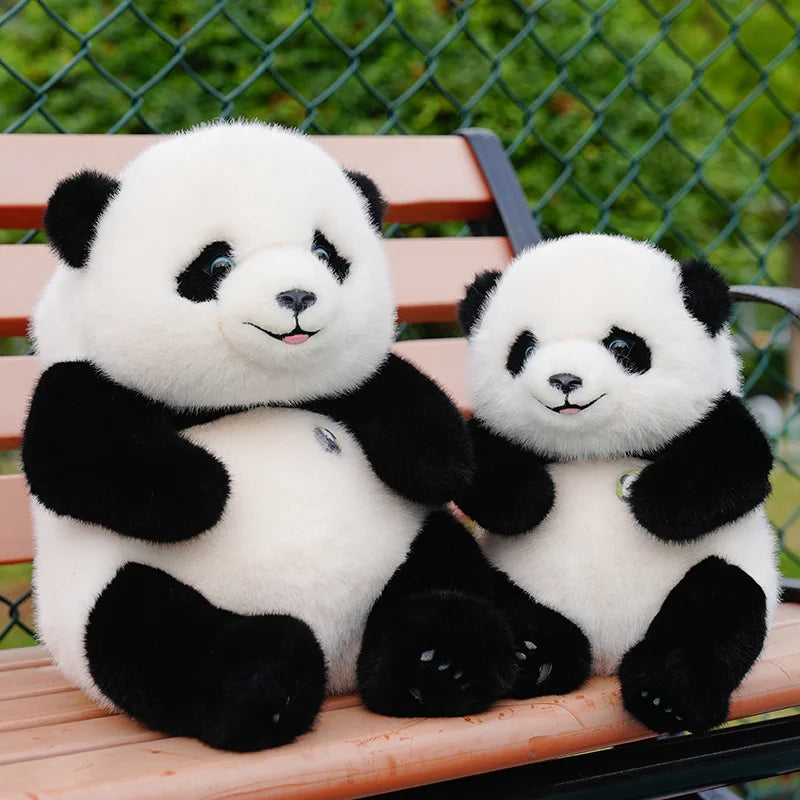 Adorable Base Simulation Lifelike Giant Panda FuBao Plush Toys Kawaii Stuffed Animals Soft Bears Baby Appease Doll Gifts