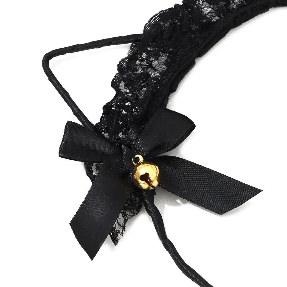 Cute Lace Cat Ears Headband Fancy Dress Hairband Women Girls Cosplay Headwear Masquerade Anime Costume Party