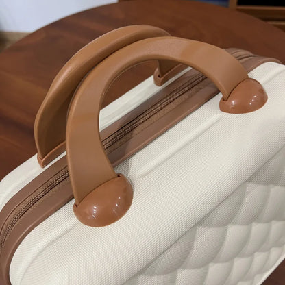 14 inch Lightweight Carrying Case Travel Cosmetic Case Portable Small Makeup Hand Bag