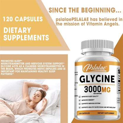 Glycine Supplement - Improve Sleep Quality and Suppress Appetite, Promote Deep Sleep