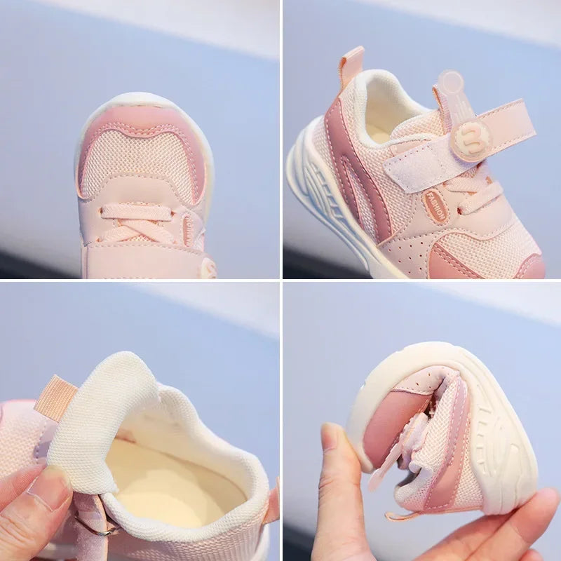 Baby Casual Shoes Toddler Sneakers Infant Newborn Outdoor First Walkers Breathable Anti-slip Baby Boy Girl Sport Shoes