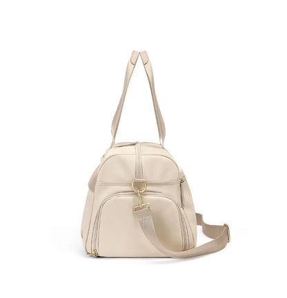 GOLF Travel Bag Hand Luggage Women Duffle Bag with Shoe Compartment Foldable Nylon Travel Handbag Lightweight Dry Wet Separation