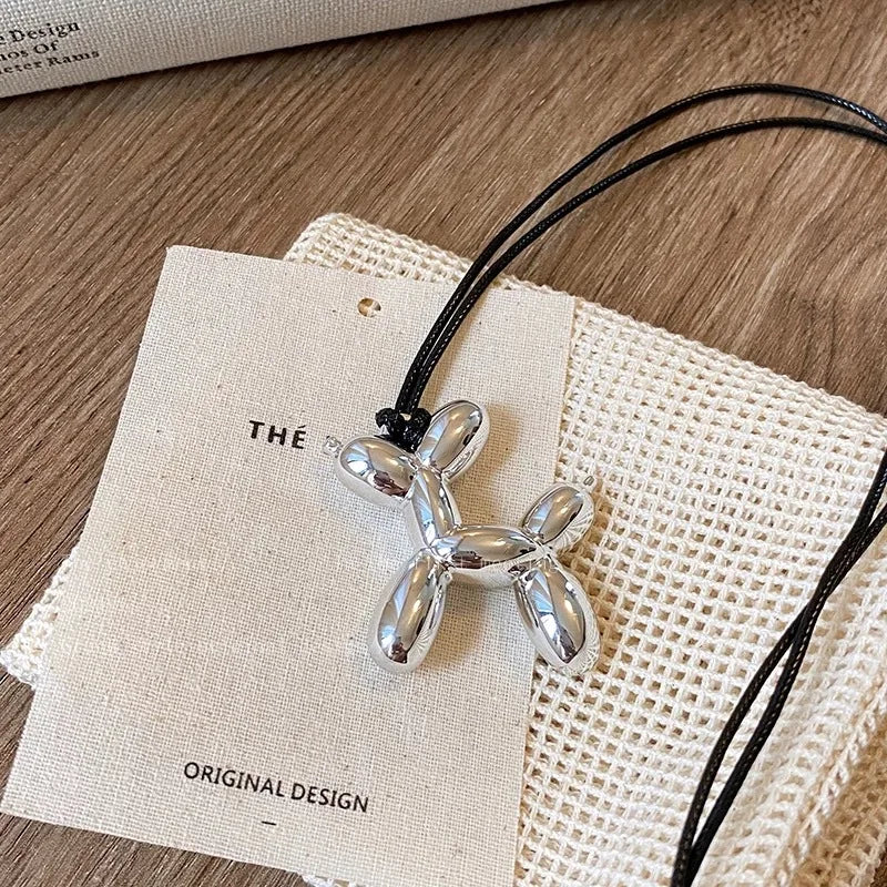 New Irregular Pendant Necklace for Women Exquisite Simple Rope Chain Long Necklace Adjustable Casual Versatile Accessories Gifts