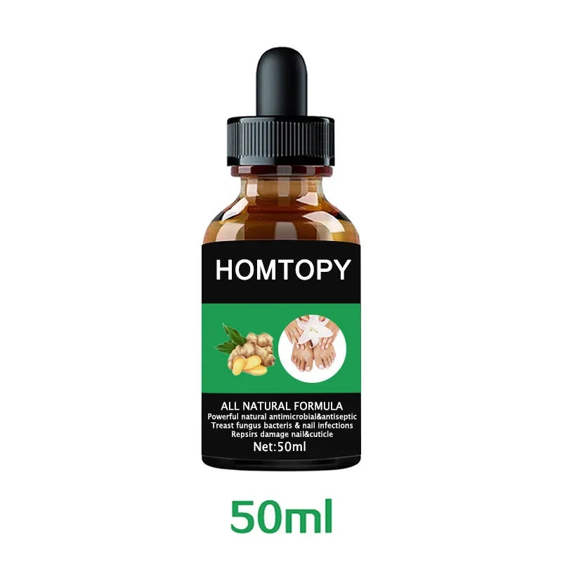 Efficient Nail Repair Solution Treating Cracked Discolored Nails Gray Foot Care Toe Nail Sterilization Nourishing Essence Uñas