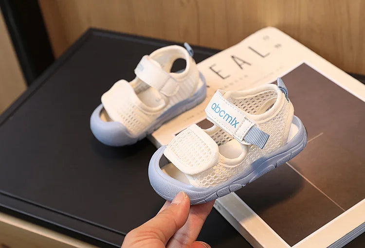 Baby Sandals Summer Infant Toddler Walking Shoe Mesh Breathable Kids Beach Shoes for Boys Girls Non-slip Causal Children Sandals