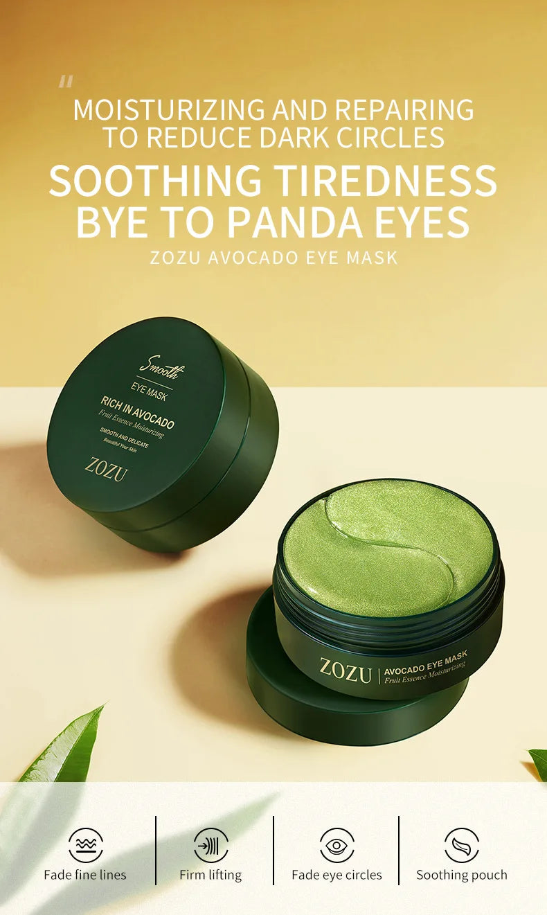 ZOZU Eye Mask Eye Patches - Hydrating Moisturizing Eye Care, Reduces Fine Lines, Brightens Dark Circles, Soothes Dry Eye Area, N