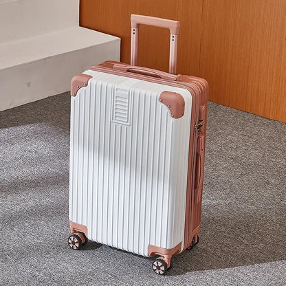 100% Aluminum Magnesium Alloy Travel Luggage Trolley Luggage 20 22 24 26 28 Inch Trolley Luggage Carry-On Luggage With Cup Holde