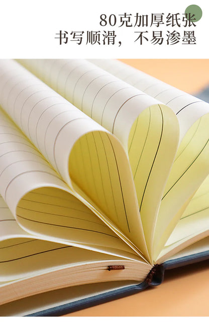 A5 Creative Tri-fold Business Notebook, Office Work Meeting Notepad