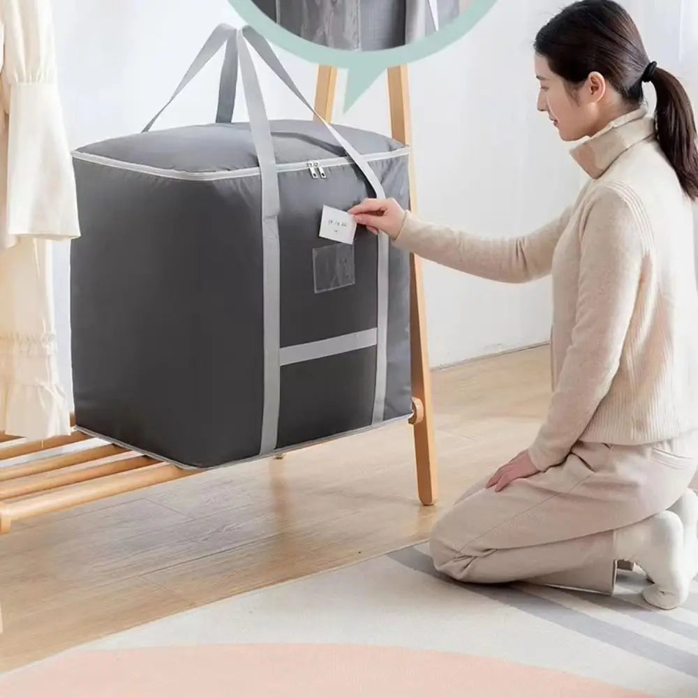 Durable Travel Luggage Bag Waterproof Washable Foldable Storage Bag Moisture Proof Large Capacity Clothing Organizing Bag Moving