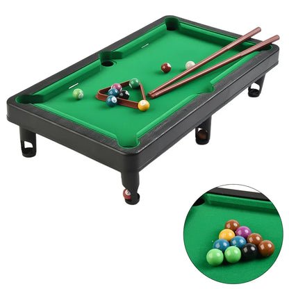 Pool Table Playset Top Game Table Cue Ball Tripod For Kids Adults Portable Interactive Stress Relief Family Fun Entertainment