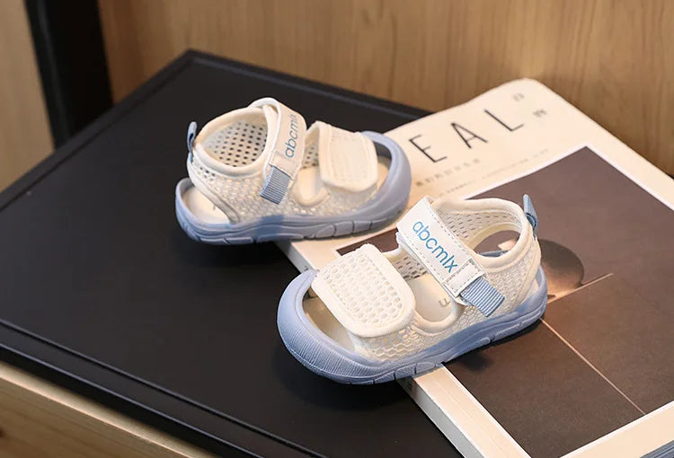 Baby Sandals Summer Infant Toddler Walking Shoe Mesh Breathable Kids Beach Shoes for Boys Girls Non-slip Causal Children Sandals