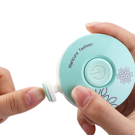 Electric Baby Nail Trimmer With Grinding Pads For Infants Toddlers Newborns Nail Care Kit Manicure Tool Set