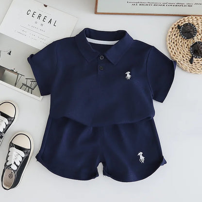 Summer New Baby Boys Clothing For Children Boys T-Shirt Shorts 2Pcs/Sets Infant Kids Clothes Casual Costume Toddler Tracksuits