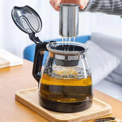 Glass Teapot with Tea Strainer Large Capacity Water Container Chinese Traditional Kung Fu Teaware Tea And Water Separation