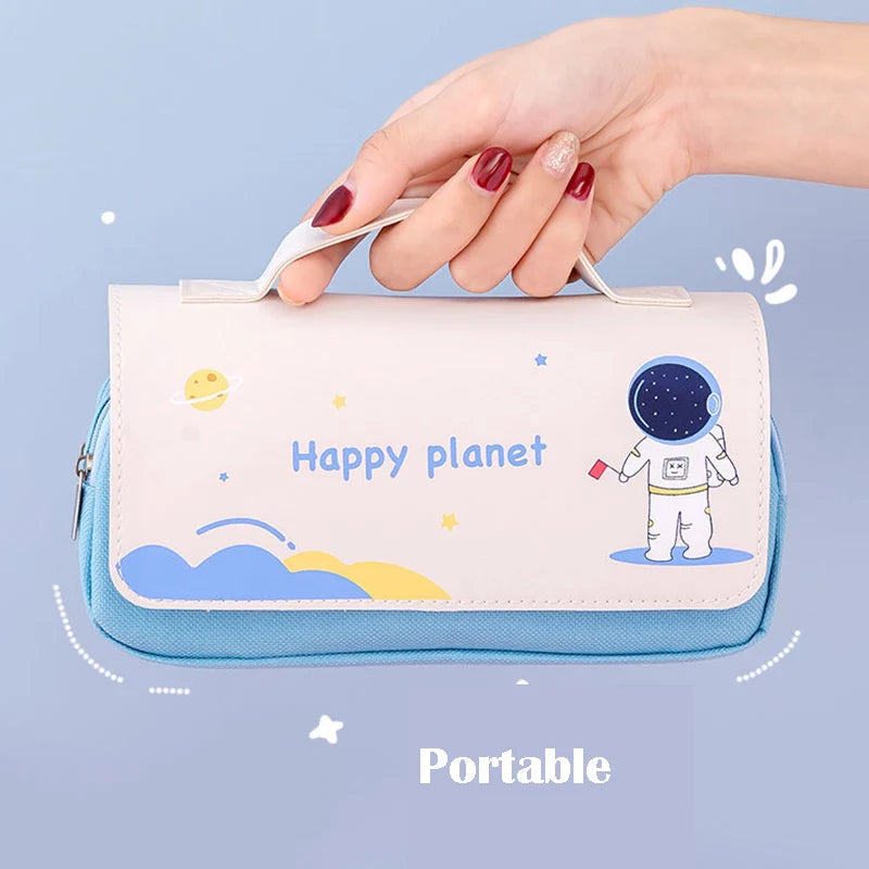 3D Kawaii Pencil Case Girls Decompression Pen Pouch Cute Waterproof School Supplies Aesthetic Organizer Box  Korean Stationery