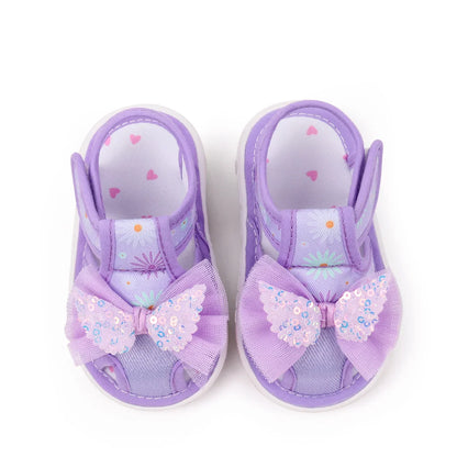 Baby Girls Baby Girls First Walking Indoor Outdoor Toddler Shoes With Squeaky Beautiful Design And Soft TPR Sole