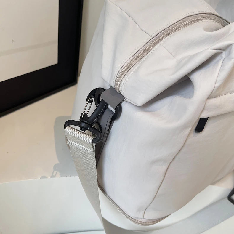 Women Travel Luggage Shoulder Bags Casual Outdoor Travel Short  TripTote Bag Portable Commuting Gym Fitness Sports Handbag