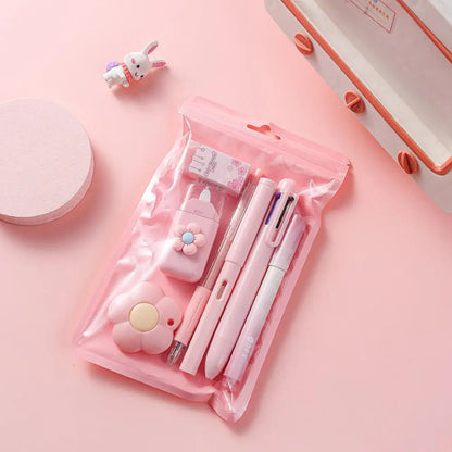 Cute Kapibala Stationery Set Birthday Present Children Student Back To School Gift Study  Supplies Kawaii Kids Prize Gift