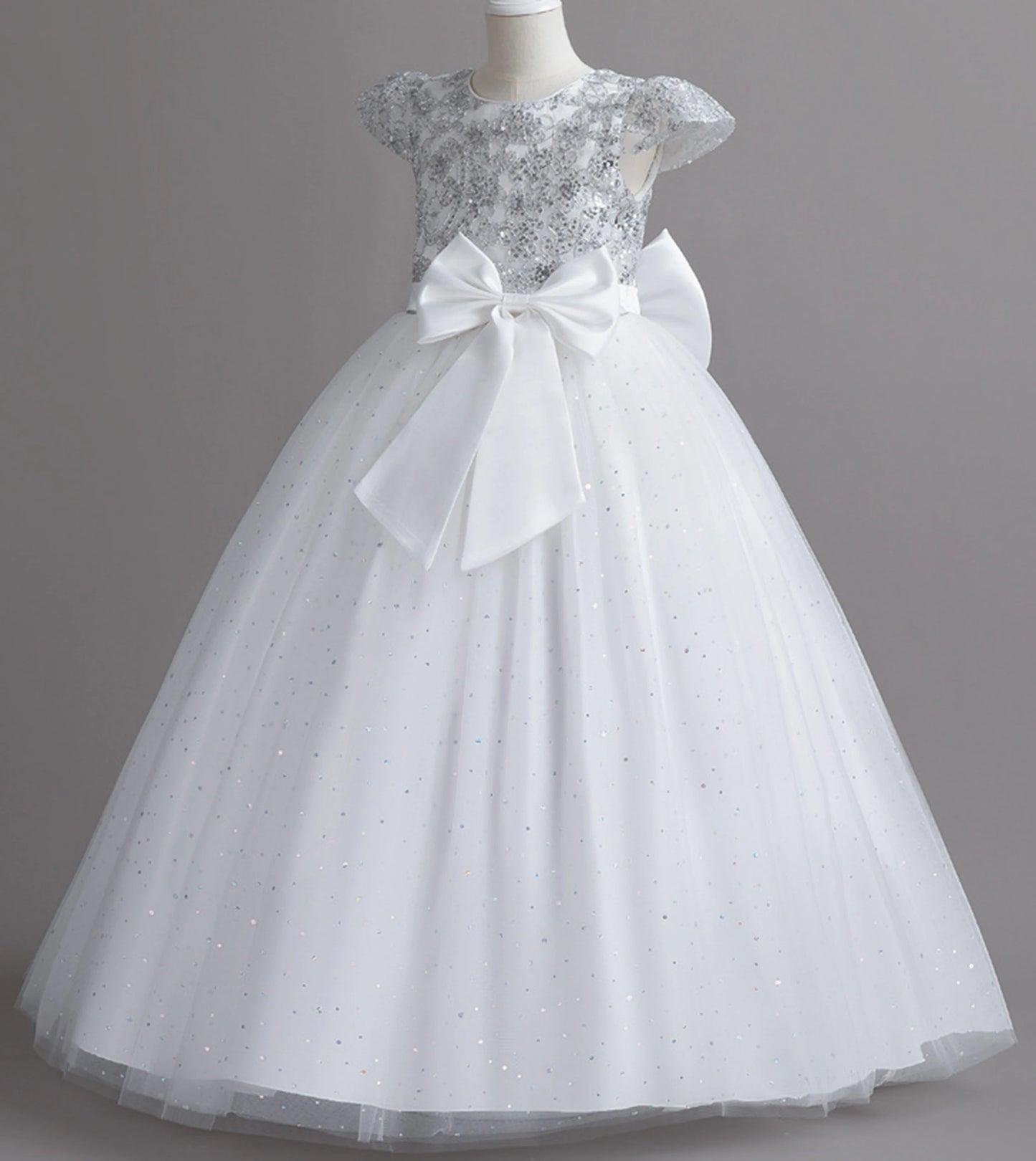 Stunning Little/Big Girls Lace Flower Girl Wedding Bridesmaid Birthday Party Holiday Pageant Easter Prom Fancy Dress