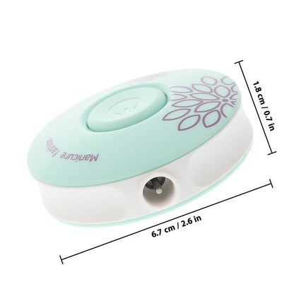 Electric Baby Nail Trimmer With Grinding Pads For Infants Toddlers Newborns Nail Care Kit Manicure Tool Set