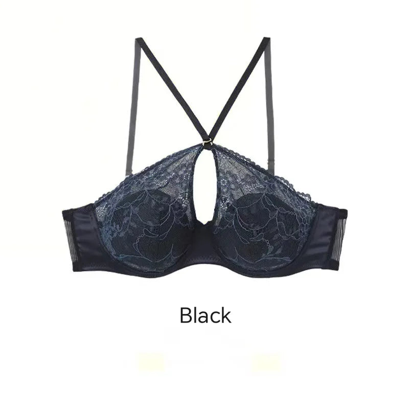 New Sexy Lingerie For Women Thin Large Chest To Show Small Chest Spicy Girl Bra Set Push Up Anti-sagging Bra