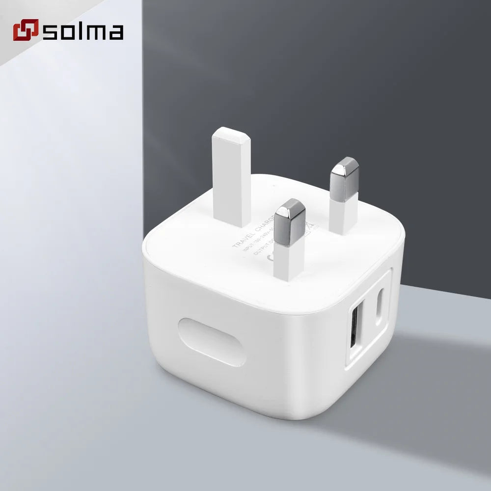 PD+USB Charger Charge For Mobile Phone Plug Charging Adapter Portable Wall Mobile Charger