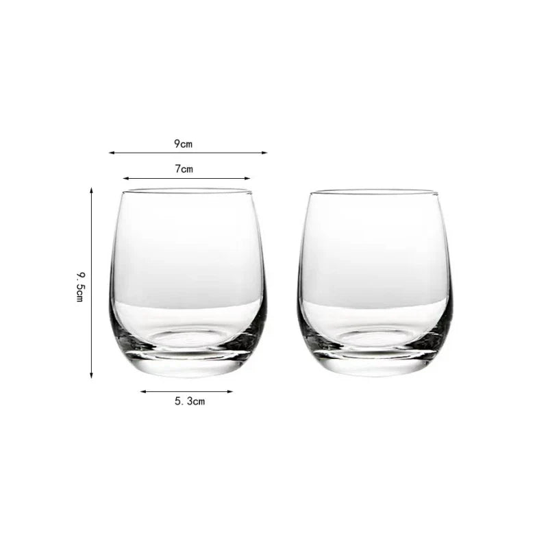 Whiskey Glass Clear Whiskey Bar Cocktail Glasses Drinking Glasses Scotch Liquor Barware Beer Milk Shake Juice Latte Cup