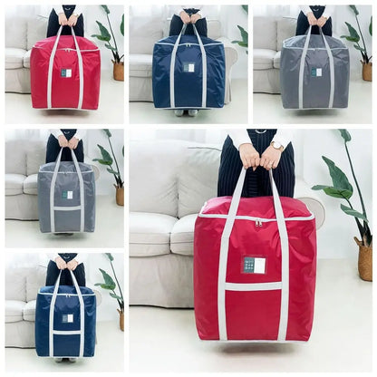 Durable Travel Luggage Bag Waterproof Washable Foldable Storage Bag Moisture Proof Large Capacity Clothing Organizing Bag Moving