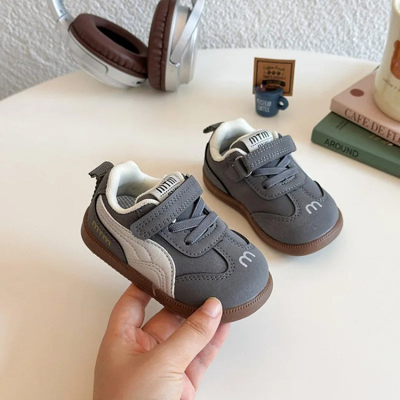 Comfortable Breathable Soft Bottom Children's Shoes for 1-4 Years Old Boys And Girls Autumn New Style Sports Trend Flat Shoes