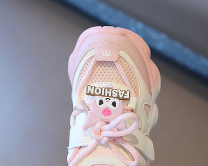 2026 Girls Kuromi Autumn New Board Shoes Sanrio Sports Dad Shoes Children Cartoon Kawaii Comfortable Breathable Casual Shoes