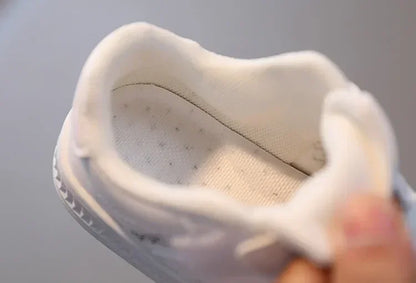 Kids Casual Shoes Sneakers Boys Sport Breathable Tennis Sneaker Baby Children Girls Shoes Spring Fashion White Flat Running Shoe