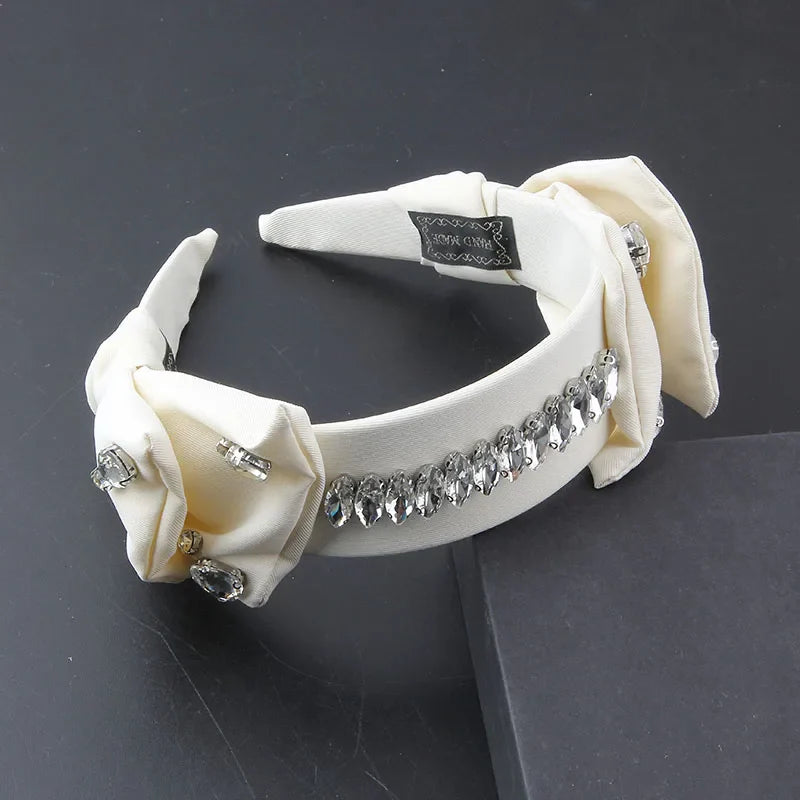 Gorgeous Personality Rhinestone Headwear Fashion Hairband Luxury Baroque Rhinestone Headband Wedding Ladies Bridal Hair
