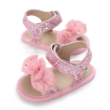 Fashionable Baby Girl Shoes Cute Classic Pink Theme Casual Flat Shoes Soft Sole Comfortable Lightweight Walking Shoes