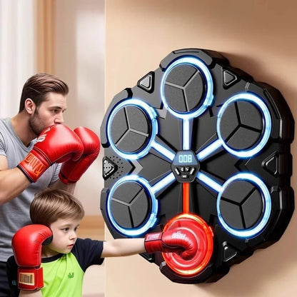 Smart Bluetooth Connection Music Boxing Trainer Machine Children's Strike Reaction Indoor Target Sanda Training Device