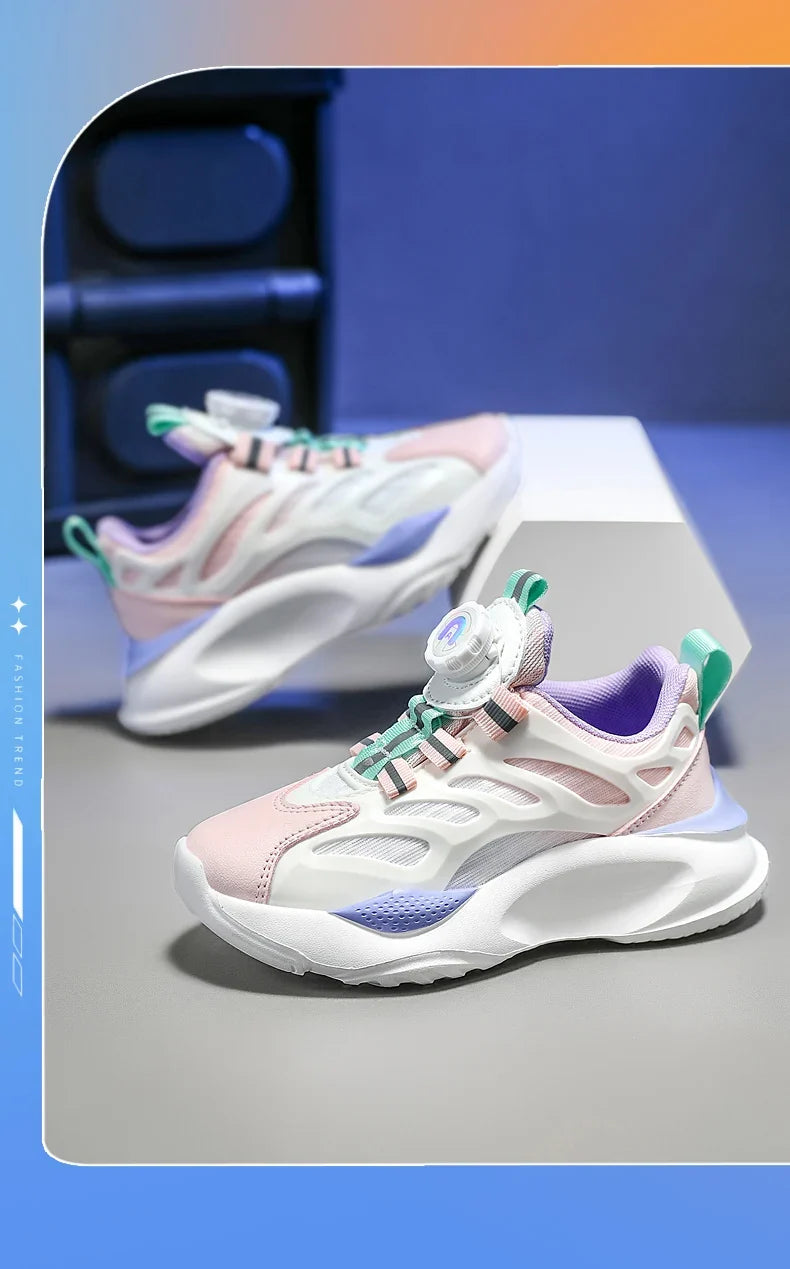 Casual Kid's Sneakers Thick Sole Running Sports Shoes for Children Fashion Student Shoe Boys Girls Tennis Trainers Size 28-39