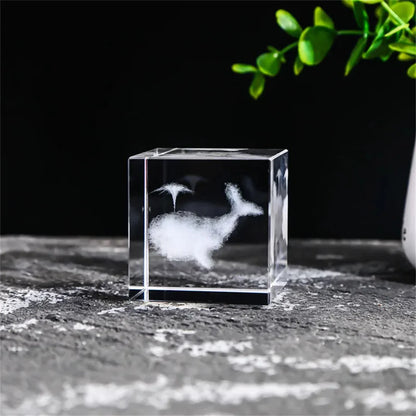 Rain Clouds Raindrop Cloud Square Crystal Ornaments Heart Shape Home Office Decor Birthday Valentine's Day Gifts