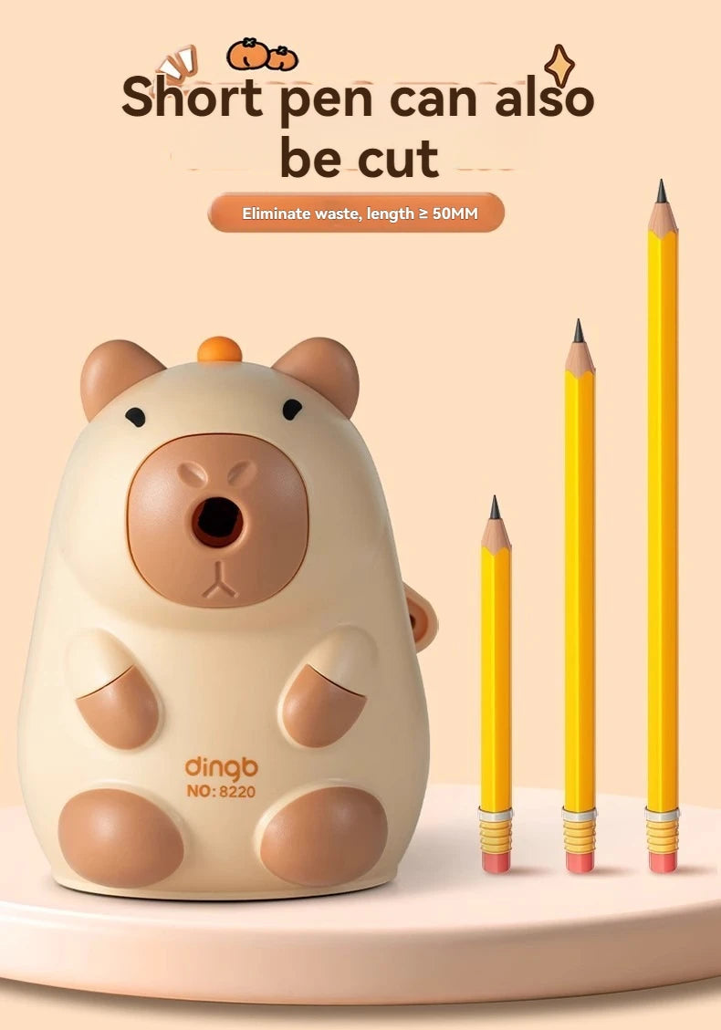 Elementary School Student Pencil Sharpener and Cranked Pencil Sharpener Rolling Pencil Sharpener Automatic Lead Feeding Durable
