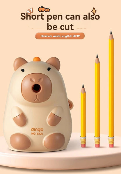 Elementary School Student Pencil Sharpener and Cranked Pencil Sharpener Rolling Pencil Sharpener Automatic Lead Feeding Durable