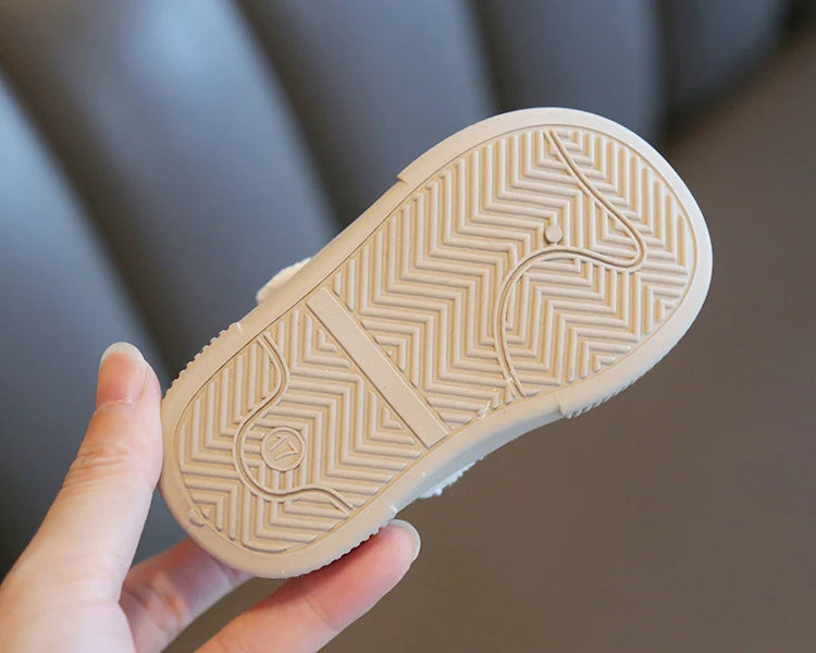 Square Mouth Boys/Girls' Casual Shoes Spring Cartoon Soft Sole Walking Shoes Boys/Girls Small Children Shoe TPR Sole Canvas Shoe