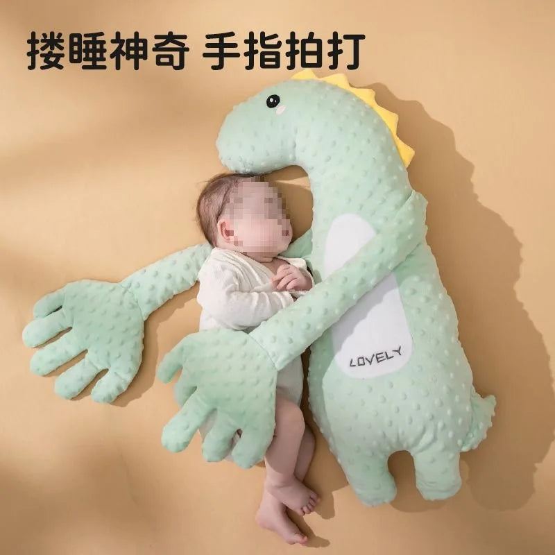 Baby Soothing Sleeping Pad, Infant Comfort Pillow with Patting Function for Anti-Startle Support and Warm Compress Design