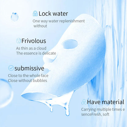 BIOAQUA Centella Collagen Face Mask Moisturizing Refreshing Sheet Masks Hyaluronic Acid Facial Mask Skin Care Products