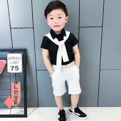 New Boy 2 pcs Clothing Set   Kids Clothes Suits Children Clothes Sets Baby Outfits Summer