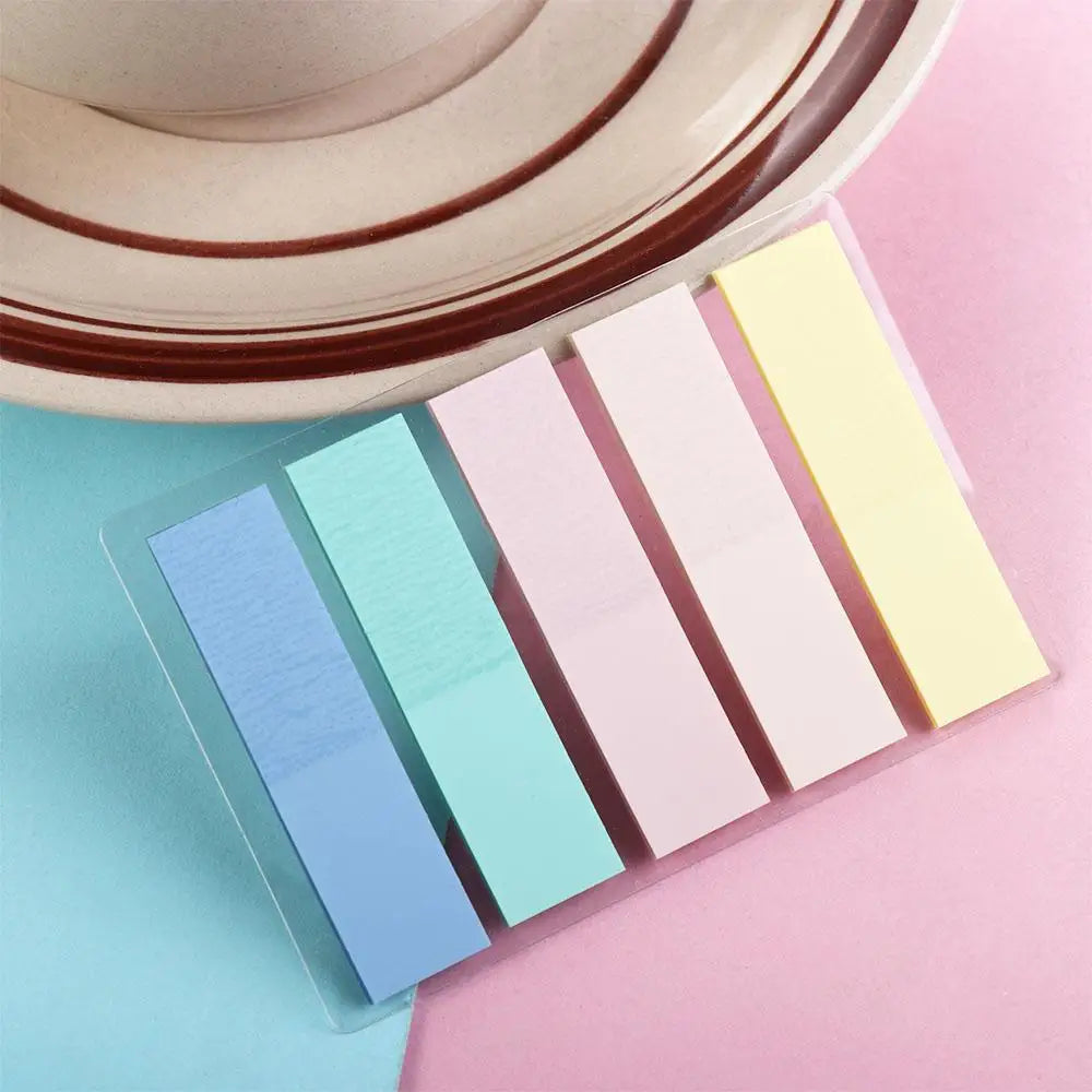 Stationery School Office Supplies Hand Account Notes Bookmark Marker Notepad Sticky Note Sticky Labels Index Memo Pad