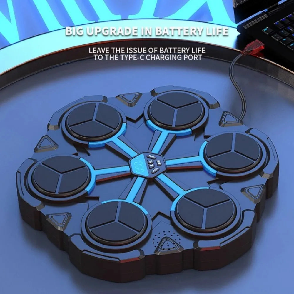 Smart Bluetooth Connection Music Boxing Trainer Machine Children's Strike Reaction Indoor Target Sanda Training Device
