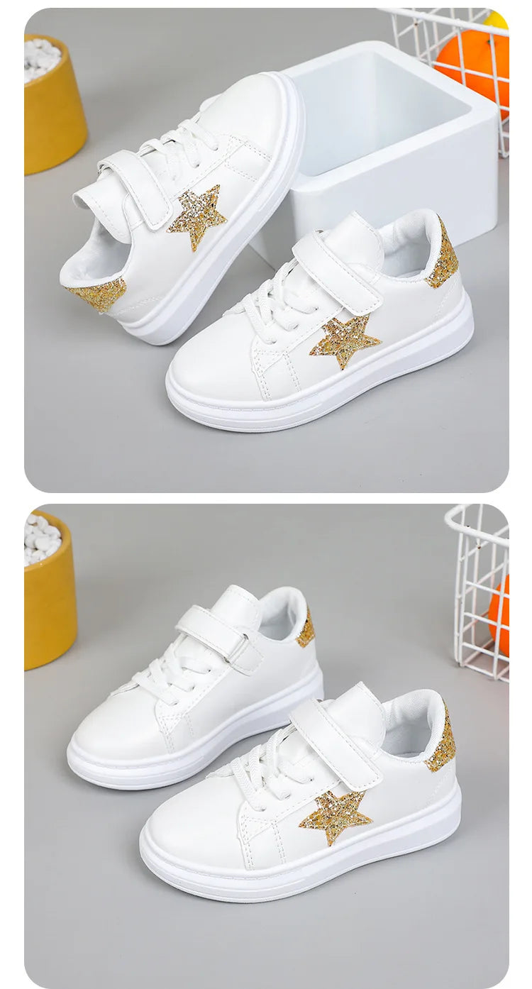 2025 Spring and Autumn New Girls Board Shoes Sports Girls Children Foreign Air Breathable Casual Shoes