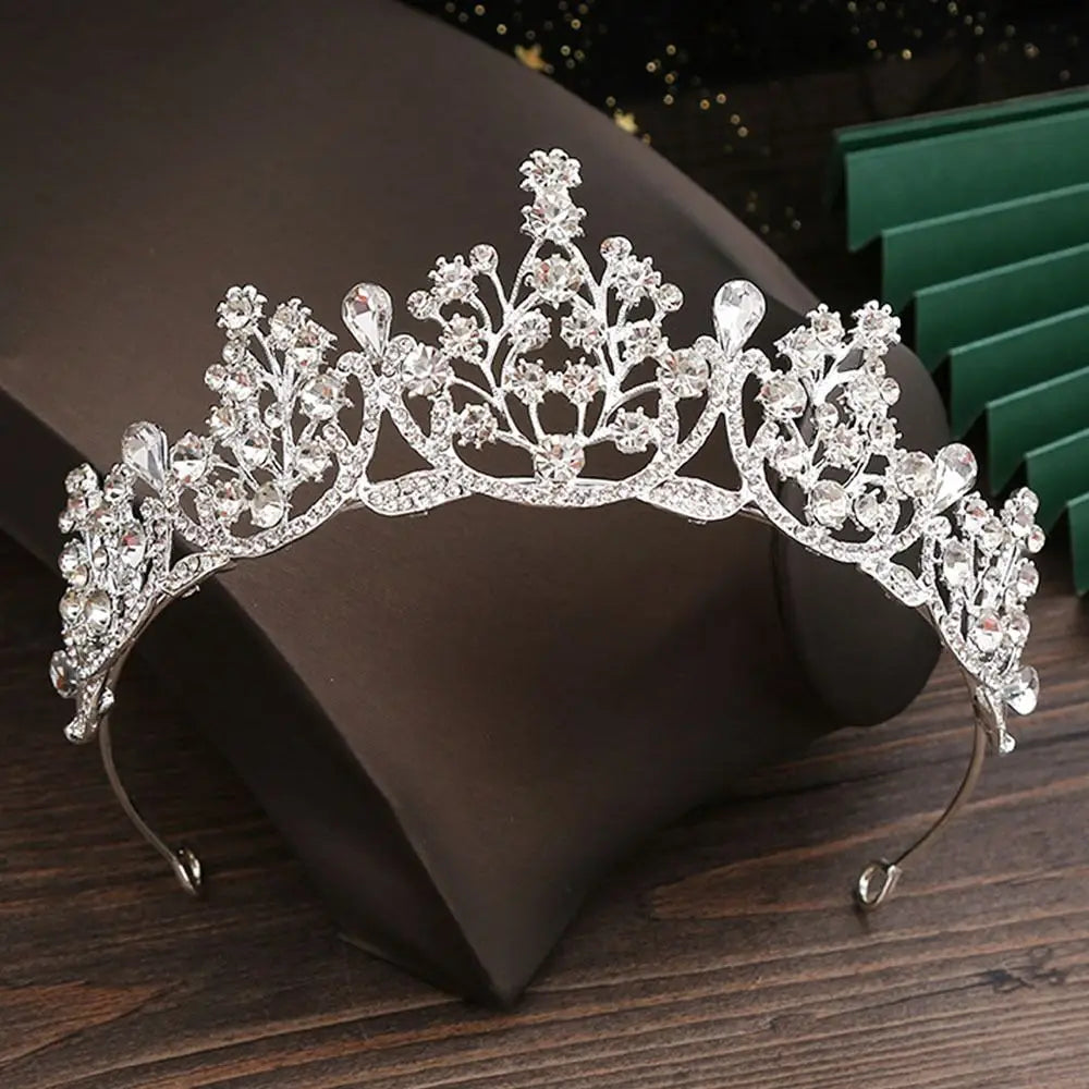 Bridal Hairpin Bridal Crystal Hair Ornaments Hair Comb Bridal Hair Accessories Rhinestone Hair Hoop Princess Crystal Tiaras