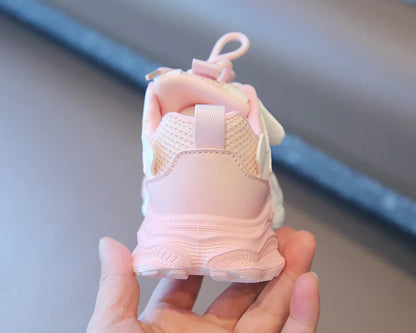 2026 Girls Kuromi Autumn New Board Shoes Sanrio Sports Dad Shoes Children Cartoon Kawaii Comfortable Breathable Casual Shoes