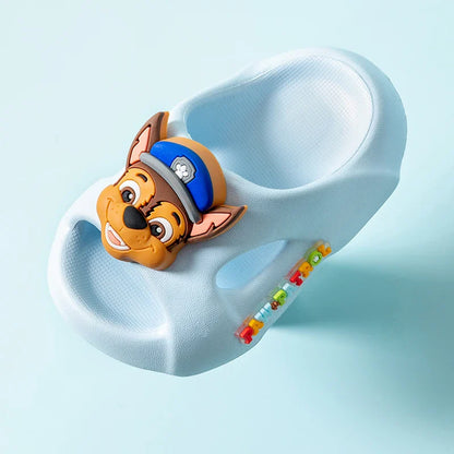 Children's Anime Slides | Boys & Girls Outdoor Non-Slip Soft Soled Sandals & Home Slippers – PAW Patrol