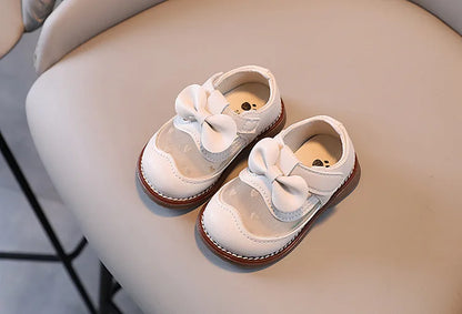 2025 Kids Shoes Baby Girl Walking Shoes with Breathable and Non Slip Mesh Bow Princess Shoes with Non Slip Soft Soles